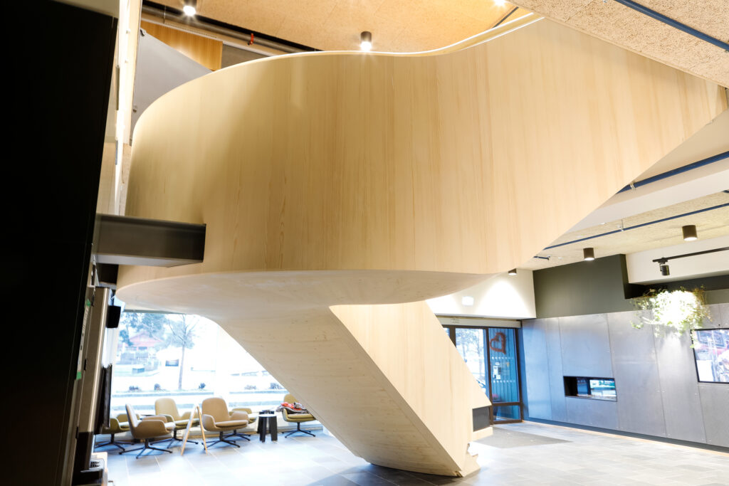 Trapp lever til Ringebu bibliotek