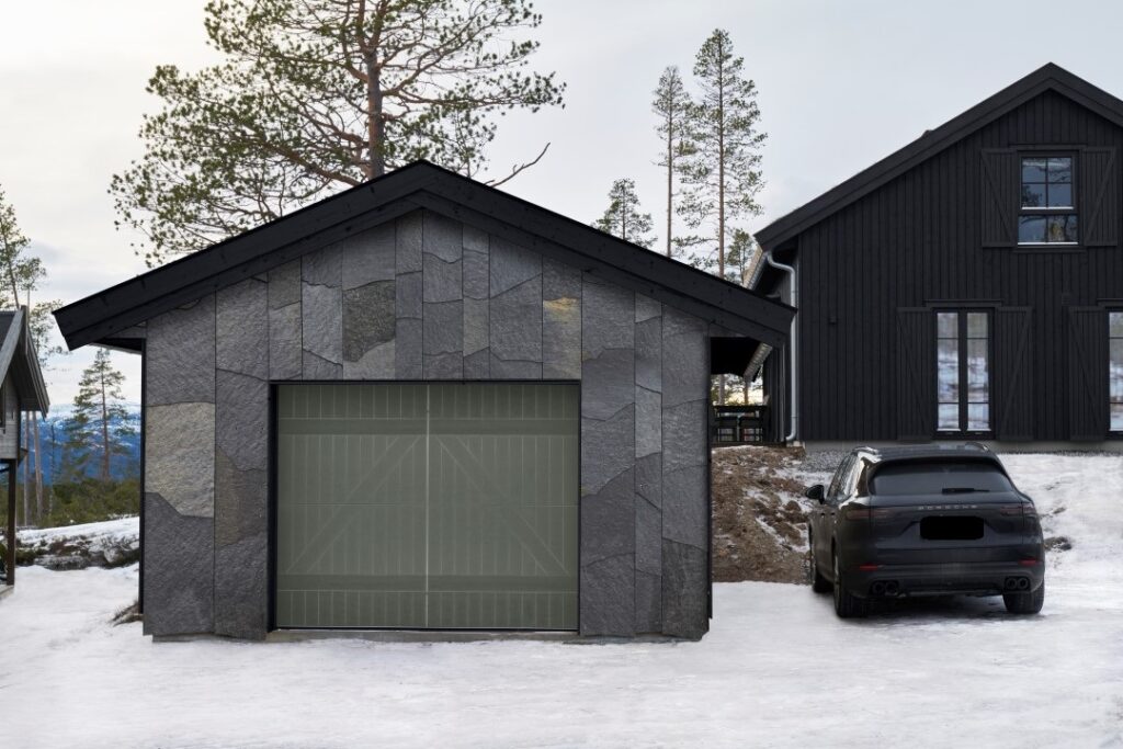 Helhetlige fargevalg preger hytta på Turufjell